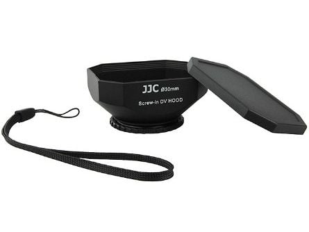 JJC LH-DV30B, 3 cm, Rund, Sort, ABS, 6 cm, 5,3 cm