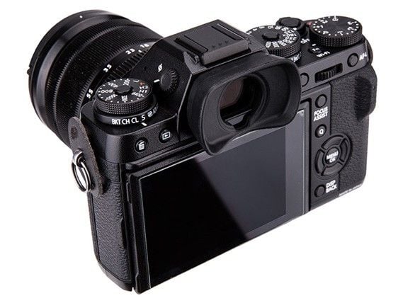 JJC EF-XTL, X-T1, X-T2, X-T3, GFX-50S, X-H1, Sort, Silikon, Fujifilm