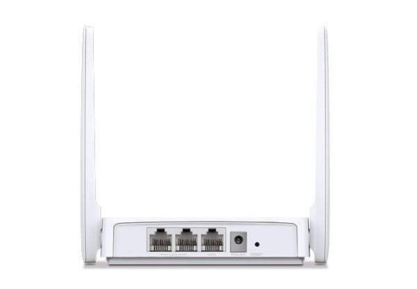 Mercusys MW301R, Wi-Fi 4 (802.11n), Enkeltbånd (2.4 GHz), Ethernet/bredbåndsforbindelse, Hvit, Frittstående router