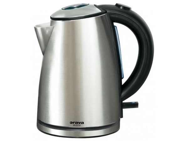 Orava VK-3712, 1,2 l, 1600 W, Sort, Rustfritt stål, Rustfritt stål, Overopphetingsbeskyttelse, Trådløs