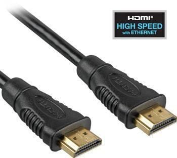 PremiumCord HDMI 1,0 m, 1 m, HDMI Type A (Standard), HDMI Type A (Standard), 4096 x 2160 piksler, 3D, Svart