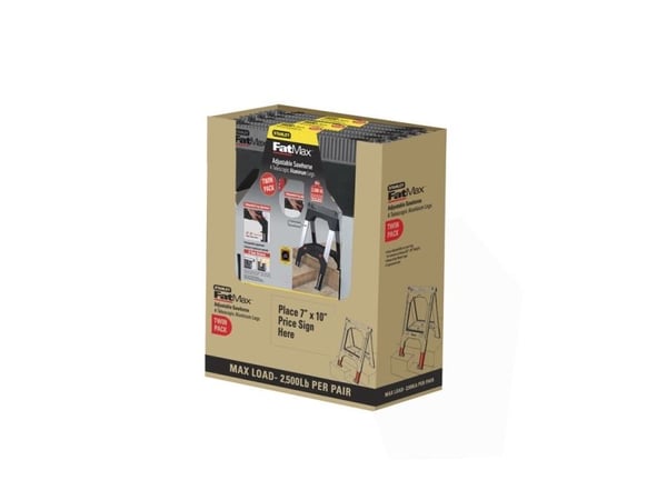 Stanley 1-92-980, 1135 kg, Alumiini, Alumiini, Lajittelu, 690 mm, 395 mm, 81 cm