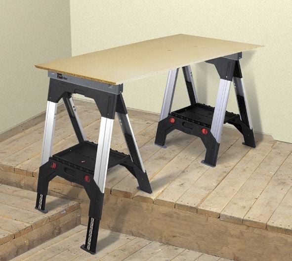 Stanley 1-92-980, 1135 kg, Aluminium, Aluminium, Sort, 690 mm, 395 mm, 81 cm