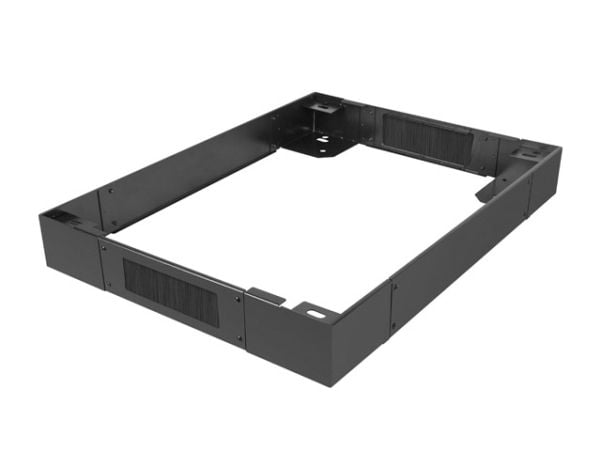 Lanberg - Rack-sokkel - RAL 9004, svart - 19"