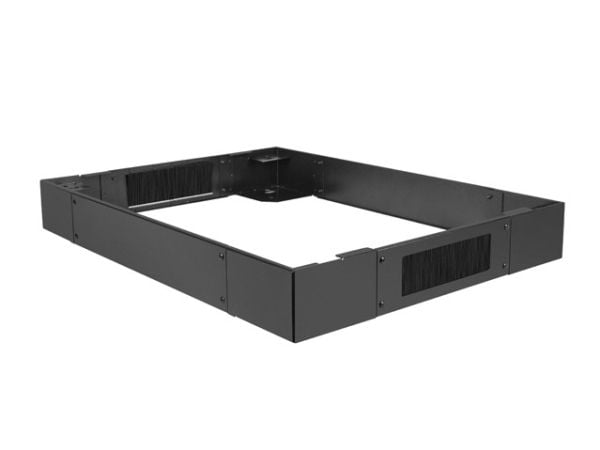 Lanberg - Rack-sokkel - RAL 9004, svart - 19"