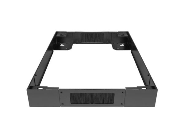 Lanberg - Rack-sokkel - RAL 9004, svart - 19"