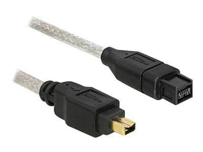 Delock - IEEE 1394-kabel - FireWire 800 (hann) til 4 pin FireWire (hann) - 3 m
