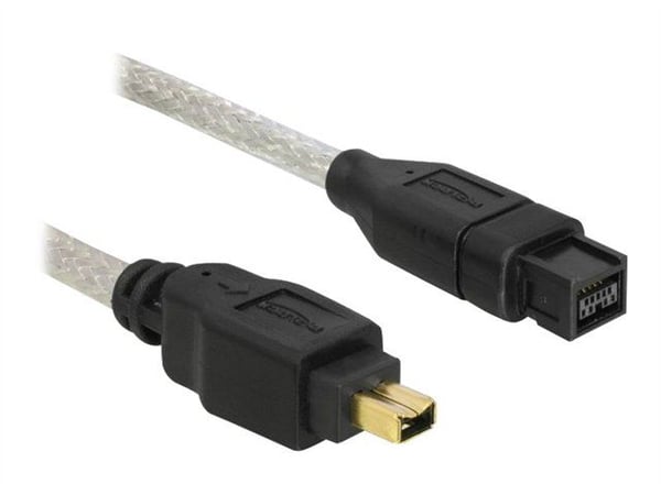Delock - IEEE 1394-kabel - FireWire 800 (hann) til 4 pin FireWire (hann) - 3 m