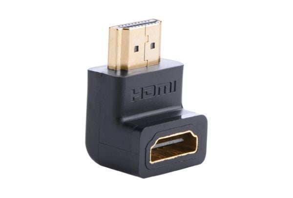 Ugreen 20109, HDMI, HDMI, uros, naaras, musta, kultainen