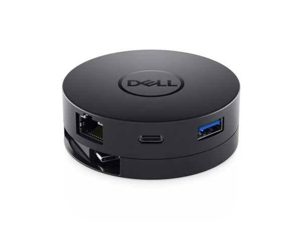Dell Mobile Adapter DA300 - Dokkingstasjon - USB-C - VGA - 1GbE