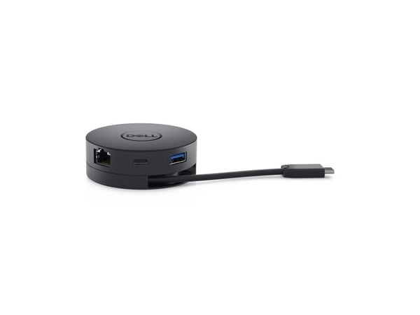 Dell Mobile Adapter DA300 - Dokkingstasjon - USB-C - VGA - 1GbE