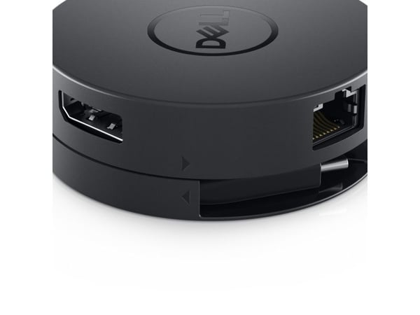 Dell Mobile Adapter DA300 - Dokkingstasjon - USB-C - VGA - 1GbE