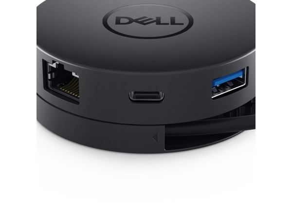 Dell Mobile Adapter DA300 - Dokkingstasjon - USB-C - VGA - 1GbE
