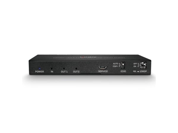 Lindy 38230, HDMI, 2x HDMI, 4096 x 2160 piksler, Svart, Metall, 4K Ultra HD