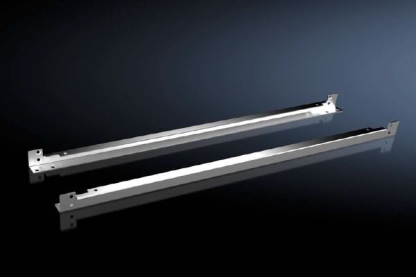 Rittal 8617.402, Rackskinne, Sølv, Galvanisert stål, 1200 mm, 2 stykker, 6 kg