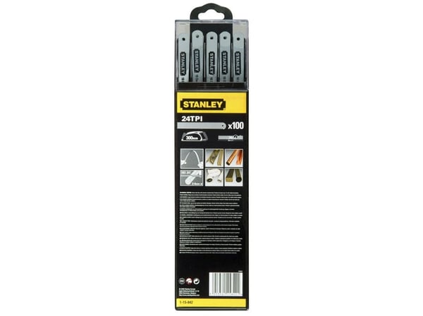 Stanley 0-15-801, Metalli, Hiiliteräs, Harmaa, 30 cm, 0,6 mm, 5 kpl