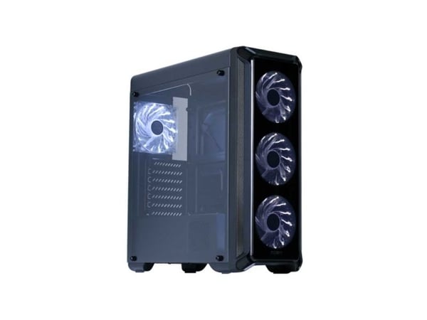 Zalman i3 Edge - Mid tower - ATX - sidepanel med vindu (akryl) - ingen strømforsyning (ATX) - USB/lyd