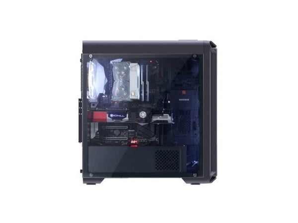 Zalman i3 Edge - Mid tower - ATX - sidepanel med vindu (akryl) - ingen strømforsyning (ATX) - USB/lyd