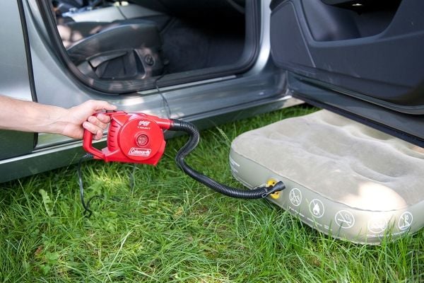 Coleman QuickPump, Bil, 0,04 Bar, 679 l/min, Röd, 2,85 m, Cigarr tändare
