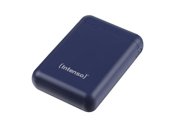 Intenso XS10000 - Strømbank - 10000 mAh - 3.1 A - 2 utgangskontakter (USB, USB-C) - blå