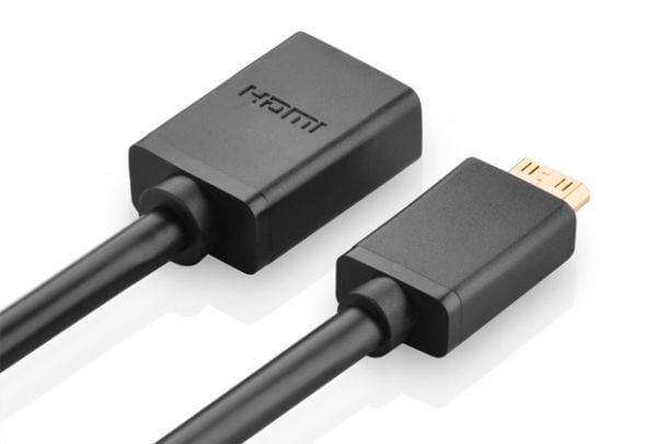 Ugreen 20137, Mini-HDMI, HDMI, Sort, Gull