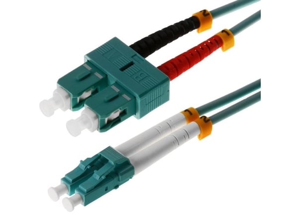 Helos 2m OM3 LC/SC, 2 m, OM3, LC, SC