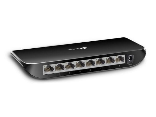 TP-Link TL-SG1008D, Hallitsematon, Gigabit Ethernet (10/100/1000), Täysin kaksipuolinen, Seinäkiinnitteinen
