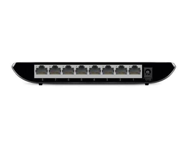 TP-Link TL-SG1008D, Hallitsematon, Gigabit Ethernet (10/100/1000), Täysin kaksipuolinen, Seinäkiinnitteinen