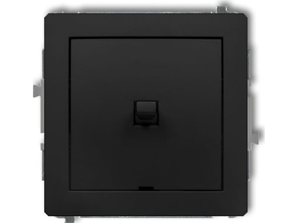 Karlik 12DWPUS-1, Pintakytkin, Musta, IP20, 250 V, 10 A