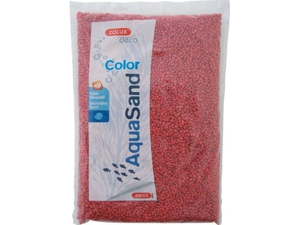 Zolux Aquasand farge bringebær 1 kg