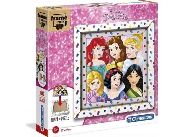 Clementoni Frame Me Up 38805 Disney Princesses (60 stykker)