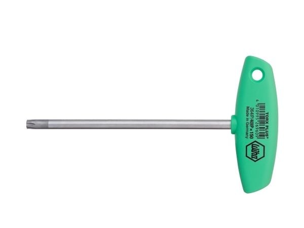 Wiha 26954, L-kuusiokoloavain, T10, Vihreä, Metallinen, Kromivanadiini-teräs, 4 mm, 80 mm