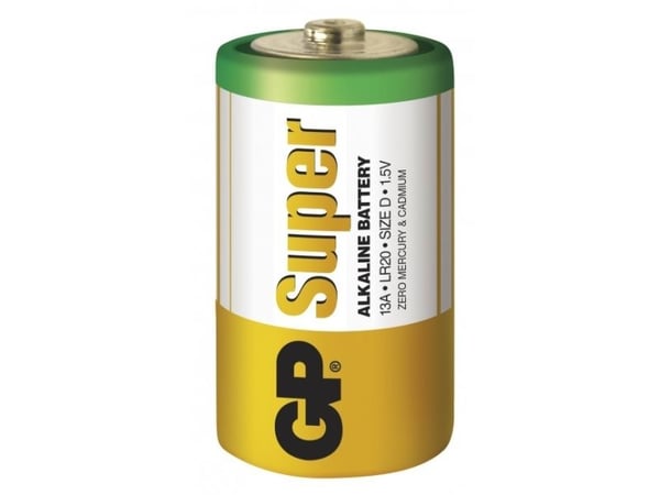 GP Super - Batteri 2 x D - alkaliskt