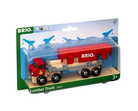 BRIO 33657 kuorma-auto puutavaralla