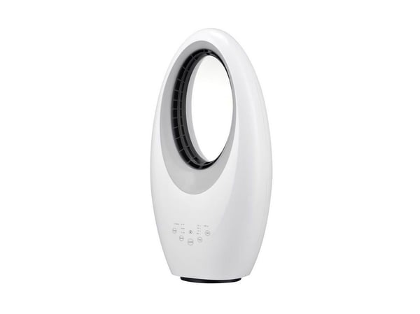 Guzzanti GZ1408, Bladløs husholdningsvifte, Hvit, Gulv, Bord, 60°, Berøring, 7,5 timer