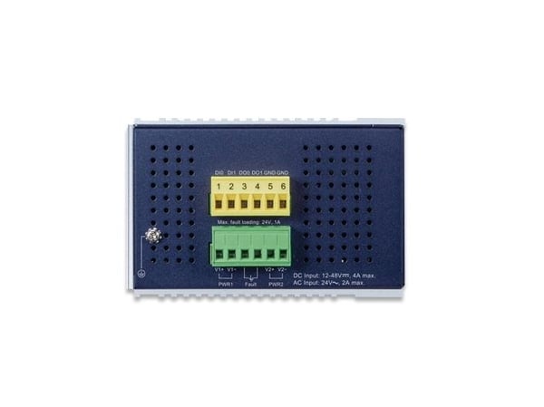 PLANET IGS-6325-8T4X - Switch - L3 - Styrt - 8 x 10/100/1000 + 4 x 10 Gigabit SFP+ - DIN-skinnemonterbar, veggmonterbar - AC 24 V / DC 12 - 48 V