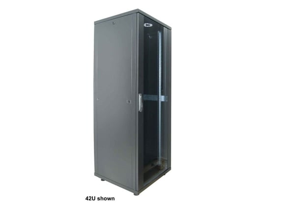 Intellinet 715362, Fristående rack, 22U, 600 kg, Knapplås, Justerbara fötter, 70,7 kg
