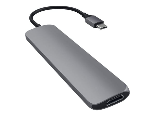 Satechi Slim Alumiininen moniporttisovitin - telakointiasema - USB-C