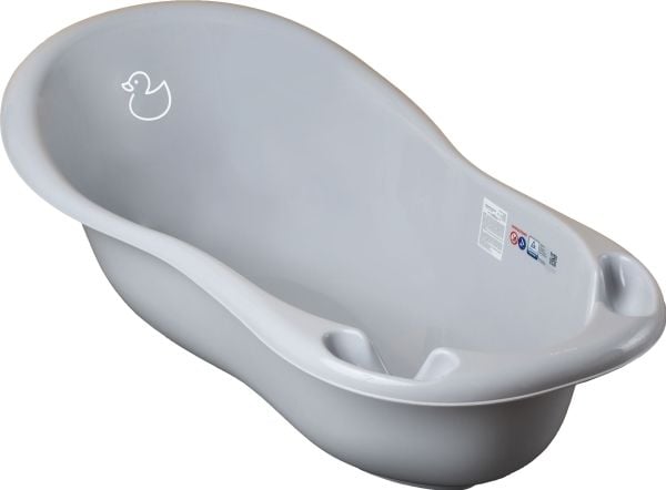 TEGA babybadekar 102 cm lys grå DUCK