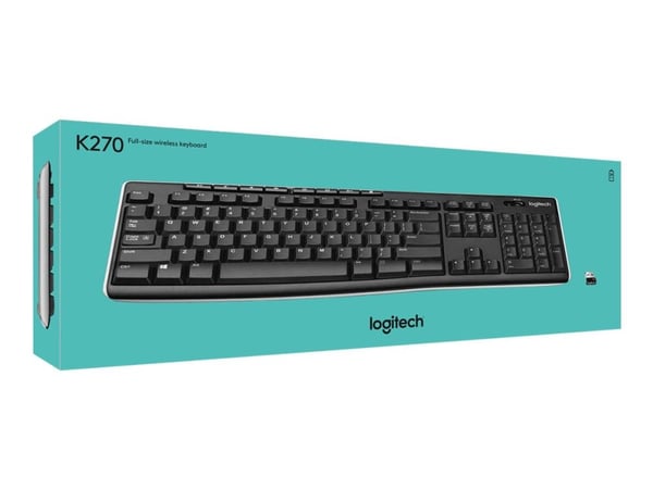 Logitech Wireless Keyboard K270 - Tangentbord - trådlös - 2.4 GHz - QWERTY - holländsk