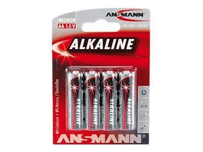 ANSMANN Mignon - Batteri 4 x AA-type - Alkalisk