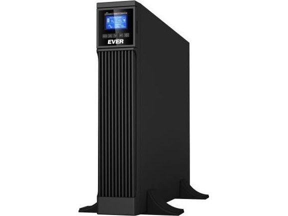EVER Powerline RT Plus 6000 - UPS (rackmonterbar/ekstern) - AC 230 V - 6000 watt - 6000 VA - enkeltfase - uten batteri - RS-232, USB - utgangskonta...