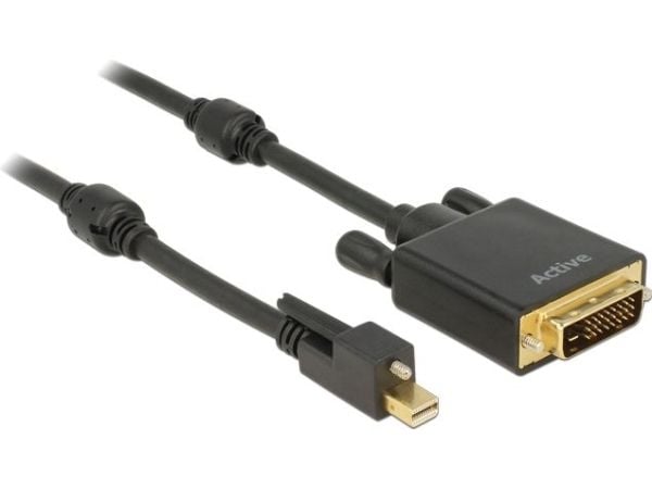 DeLOCK 83727, 3 m, Mini DisplayPort, DVI-D, Uros, Uros, Kulta