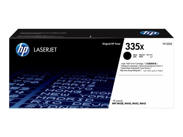 HP 335X - Høy ytelse - svart - original - LaserJet - tonerpatron (W1335X) - for LaserJet MFP M438, MFP M440, MFP M442, MFP M443