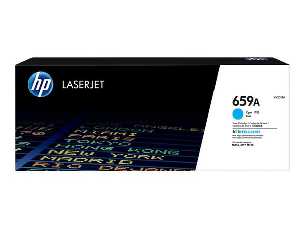 HP LaserJet 659A alkuperäinen syaani - värikasetti, 13000 sivua, Syaani, 1 kpl