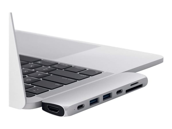 Satechi Aluminum Type-C Pro Hub Adapter - telakointiasema - USB-C / Thunderbolt 3 - HDMI