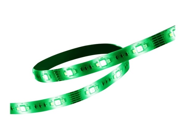 DELTACO SMART HOME - Ljusslinga - LED - 24 W - klass G - RGB/varmt till kallt vitt ljus - 2700-6500 K - 3 m - vit