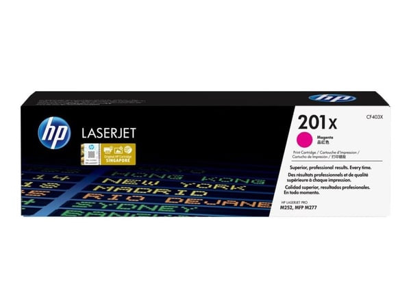 Lasertoner HP 201X, 2.300 sidor, Magenta