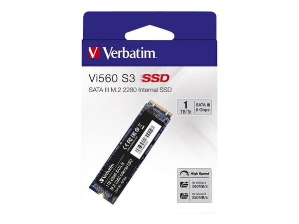 Verbatim Vi560 S3 - SSD - 1 TB - intern - M.2 2280 - SATA 6 Gb/s