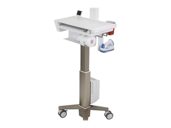 Ergotron LiFeKinnex Smart Battery Dock - Laddningsdocka - AC 100-240 V - 1 x batteri - Europa - vit - för P/N: SV10-1300-0, SV41-6320-0, SV43-1330-...